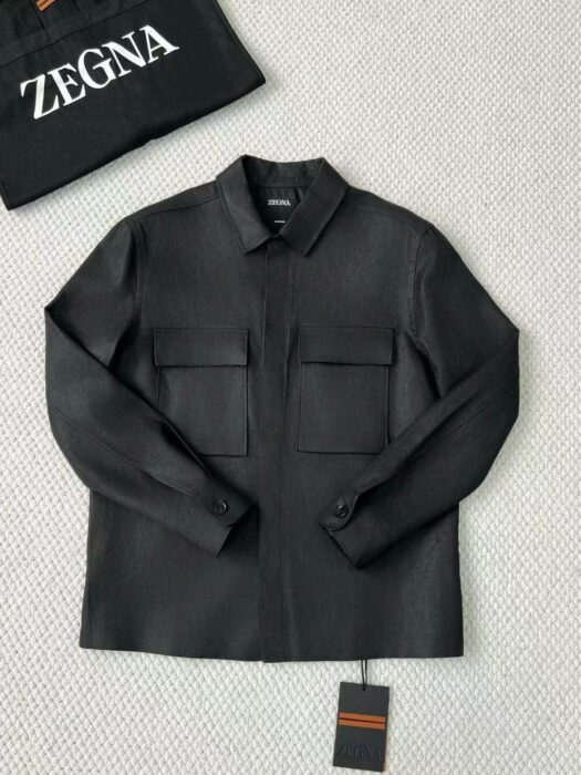 제냐 더블 포켓 순색 아마 셔츠 자켓 5컬러 레플리카 미러급 SA급 S급 고퀄리티 하이엔드 최상급 의류 [남성] 15