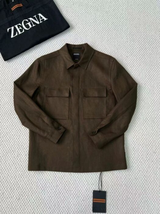 제냐 더블 포켓 순색 아마 셔츠 자켓 5컬러 레플리카 미러급 SA급 S급 고퀄리티 하이엔드 최상급 의류 [남성] 12