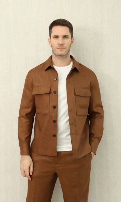 제냐 더블 포켓 순색 아마 셔츠 자켓 5컬러 레플리카 미러급 SA급 S급 고퀄리티 하이엔드 최상급 의류 [남성] 18