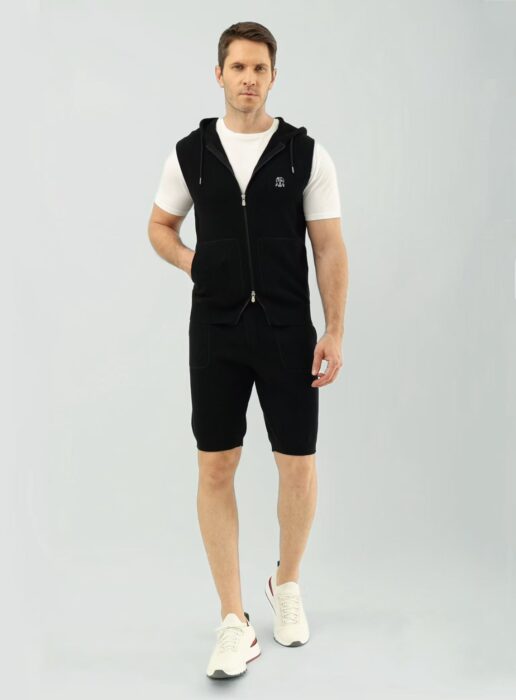 브루넬로쿠치넬리 여름 캐쥬얼 니트 세트 반바지 반팔 후드집업 5컬러 레플리카 미러급 SA급 S급 고퀄리티 하이엔드 최상급 의류 [남성] 11