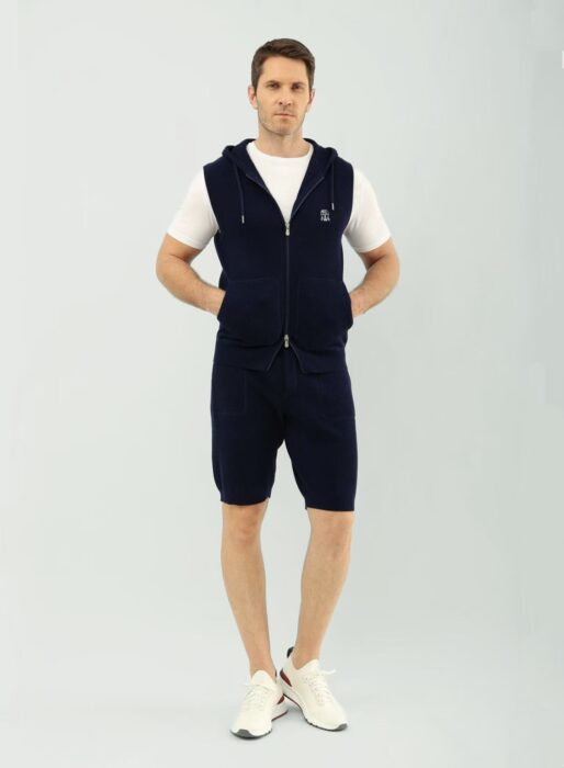 브루넬로쿠치넬리 여름 캐쥬얼 니트 세트 반바지 반팔 후드집업 5컬러 레플리카 미러급 SA급 S급 고퀄리티 하이엔드 최상급 의류 [남성] 16