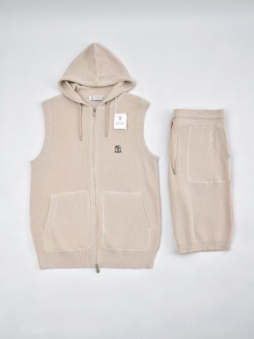 브루넬로쿠치넬리 여름 캐쥬얼 니트 세트 반바지 반팔 후드집업 5컬러 레플리카 미러급 SA급 S급 고퀄리티 하이엔드 최상급 의류 [남성] 28