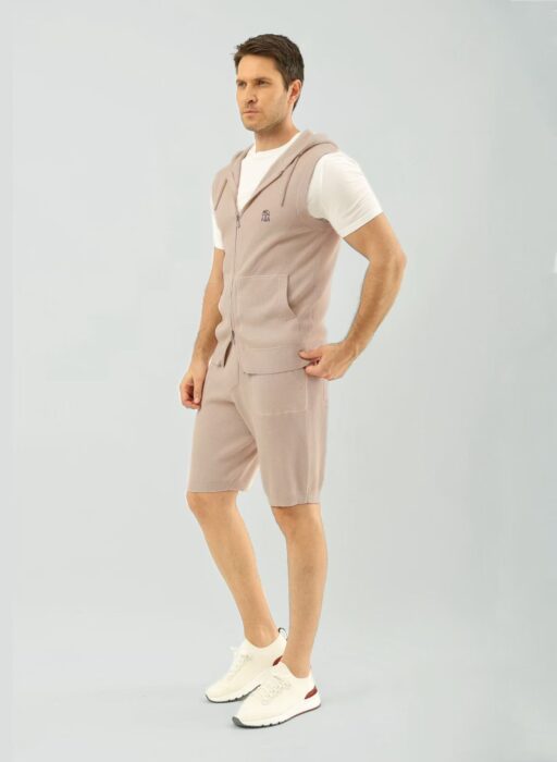 브루넬로쿠치넬리 여름 캐쥬얼 니트 세트 반바지 반팔 후드집업 5컬러 레플리카 미러급 SA급 S급 고퀄리티 하이엔드 최상급 의류 [남성] 26