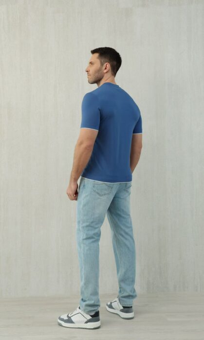 브루넬로쿠치넬리 배색 코튼 크루넥 반팔티 6컬러 레플리카 미러급 SA급 S급 고퀄리티 하이엔드 최상급 의류 [남성] 3