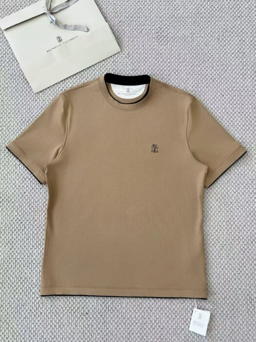 브루넬로쿠치넬리 배색 코튼 크루넥 반팔티 6컬러 레플리카 미러급 SA급 S급 고퀄리티 하이엔드 최상급 의류 [남성] 21