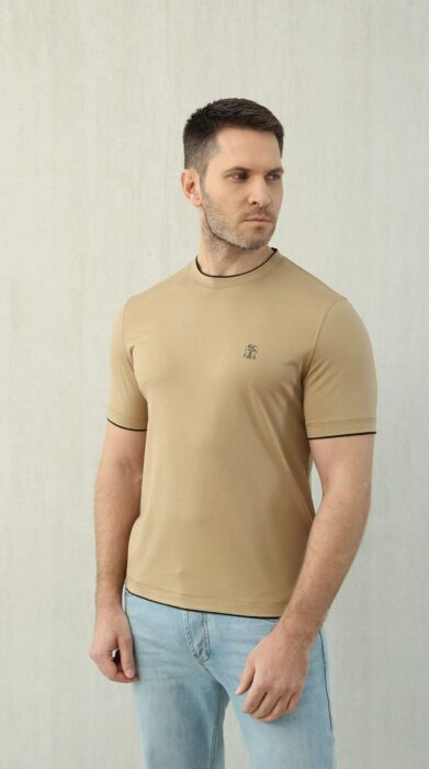 브루넬로쿠치넬리 배색 코튼 크루넥 반팔티 6컬러 레플리카 미러급 SA급 S급 고퀄리티 하이엔드 최상급 의류 [남성] 19