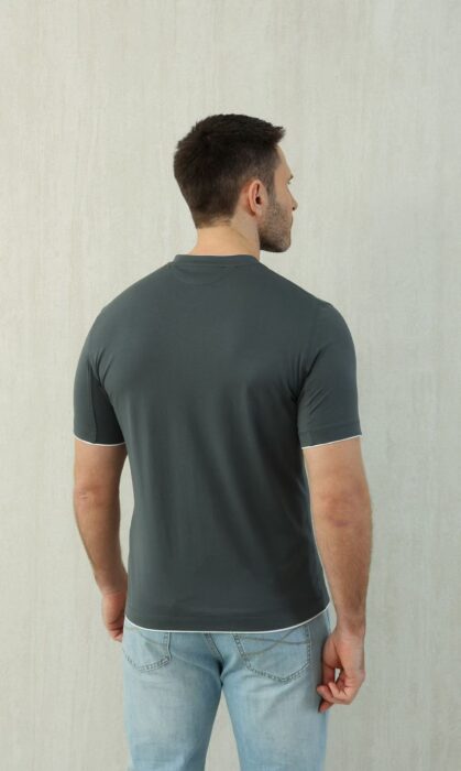 브루넬로쿠치넬리 배색 코튼 크루넥 반팔티 6컬러 레플리카 미러급 SA급 S급 고퀄리티 하이엔드 최상급 의류 [남성] 23