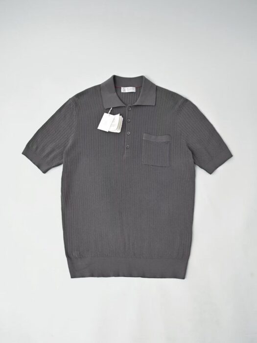 브루넬로쿠치넬리 코튼 니트 자카드 포켓 폴로 반팔티 카라티 7컬러 레플리카 미러급 SA급 S급 고퀄리티 하이엔드 최상급 의류 [남성] 13