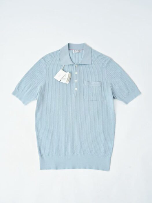 브루넬로쿠치넬리 코튼 니트 자카드 포켓 폴로 반팔티 카라티 7컬러 레플리카 미러급 SA급 S급 고퀄리티 하이엔드 최상급 의류 [남성] 19