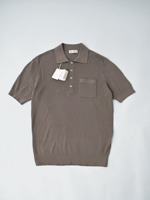 브루넬로쿠치넬리 코튼 니트 자카드 포켓 폴로 반팔티 카라티 7컬러 레플리카 미러급 SA급 S급 고퀄리티 하이엔드 최상급 의류 [남성] 22