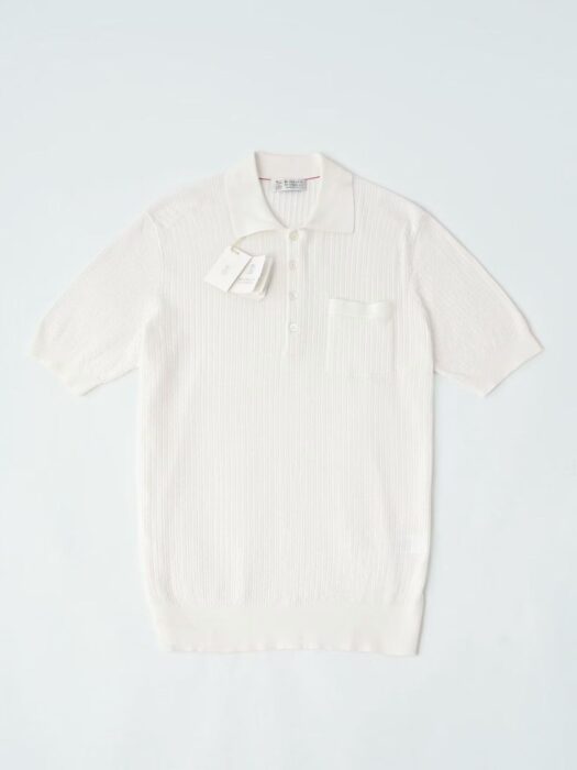 브루넬로쿠치넬리 코튼 니트 자카드 포켓 폴로 반팔티 카라티 7컬러 레플리카 미러급 SA급 S급 고퀄리티 하이엔드 최상급 의류 [남성] 25