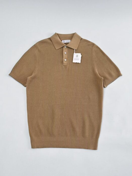 브루넬로쿠치넬리 코튼 니트 자카드 순색 폴로 반팔티 카라티 7컬러 레플리카 미러급 SA급 S급 고퀄리티 하이엔드 최상급 의류 [남성] 5