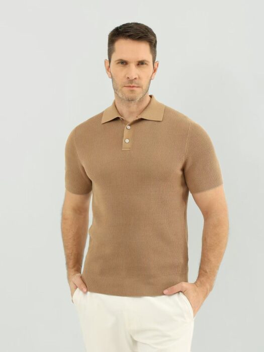 브루넬로쿠치넬리 코튼 니트 자카드 순색 폴로 반팔티 카라티 7컬러 레플리카 미러급 SA급 S급 고퀄리티 하이엔드 최상급 의류 [남성] 3