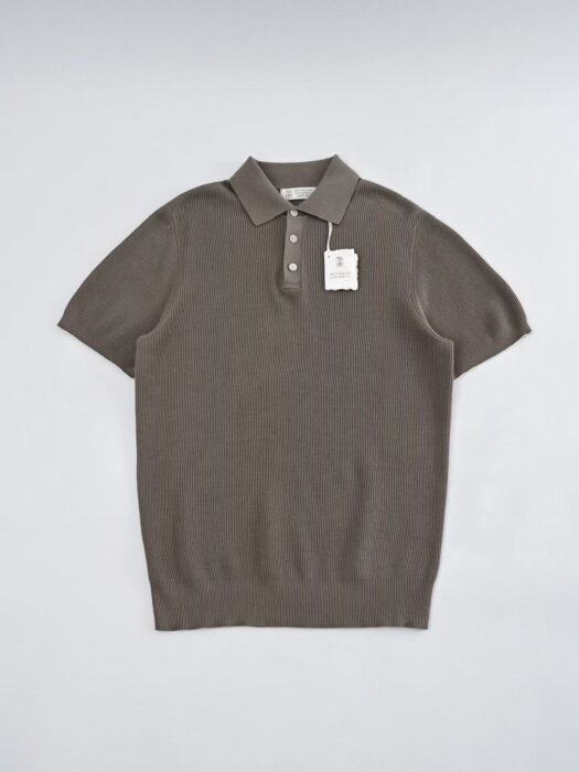 브루넬로쿠치넬리 코튼 니트 자카드 순색 폴로 반팔티 카라티 7컬러 레플리카 미러급 SA급 S급 고퀄리티 하이엔드 최상급 의류 [남성] 22