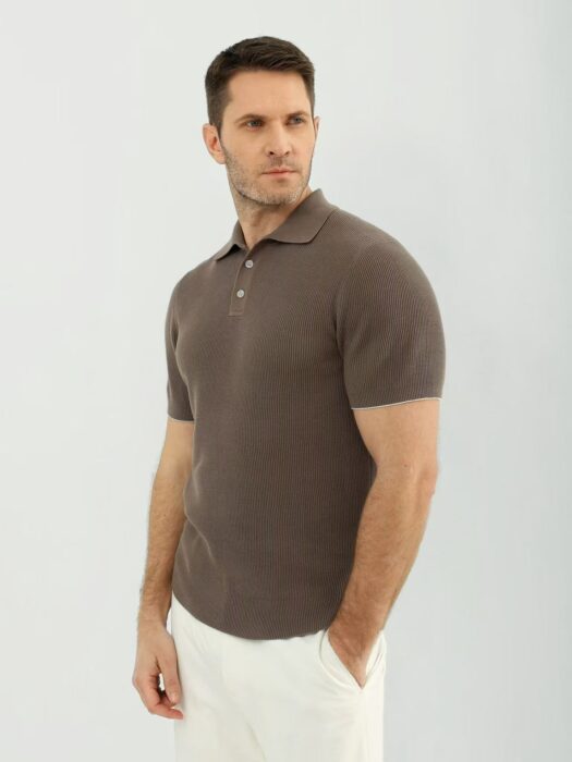 브루넬로쿠치넬리 코튼 니트 자카드 순색 폴로 반팔티 카라티 7컬러 레플리카 미러급 SA급 S급 고퀄리티 하이엔드 최상급 의류 [남성] 20