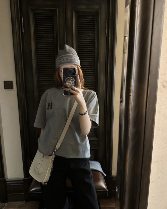 에르메스 순색 반팔티 그레이 레플리카 미러급 SA급 S급 고퀄리티 하이엔드 최상급 의류 [남성] 2