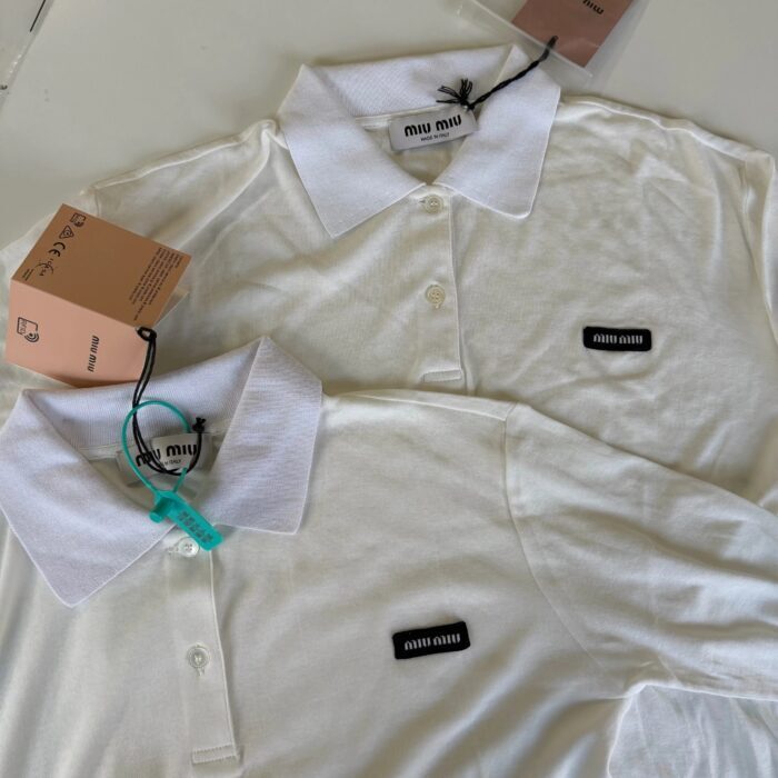 미우미우 얇은 폴로티 / 긴팔티 / 저지 폴로 2컬러 레플리카 미러급 SA급 S급 고퀄리티 하이엔드 최상급 의류 [여성] 3