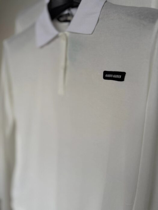 미우미우 얇은 폴로티 / 긴팔티 / 저지 폴로 2컬러 레플리카 미러급 SA급 S급 고퀄리티 하이엔드 최상급 의류 [여성] 6