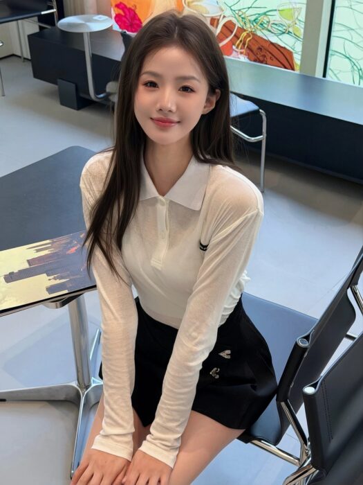 미우미우 얇은 폴로티 / 긴팔티 / 저지 폴로 2컬러 레플리카 미러급 SA급 S급 고퀄리티 하이엔드 최상급 의류 [여성] 11