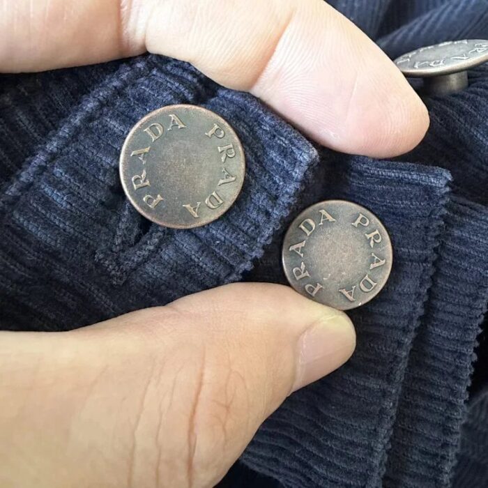 프라다 빈티지 코르덴 자켓 블루 레플리카 미러급 SA급 S급 고퀄리티 하이엔드 최상급 의류 [남성여성공용] 8