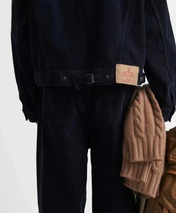 프라다 빈티지 코르덴 자켓 블루 레플리카 미러급 SA급 S급 고퀄리티 하이엔드 최상급 의류 [남성여성공용] 12