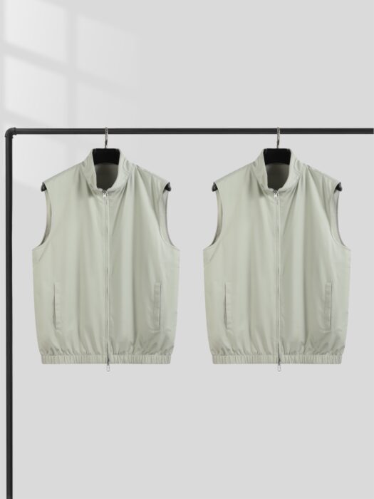 로로피아나 하이넥 집업 베스트 조끼 라이트 베이지 레플리카 미러급 SA급 S급 고퀄리티 하이엔드 최상급 의류 [남성] 5