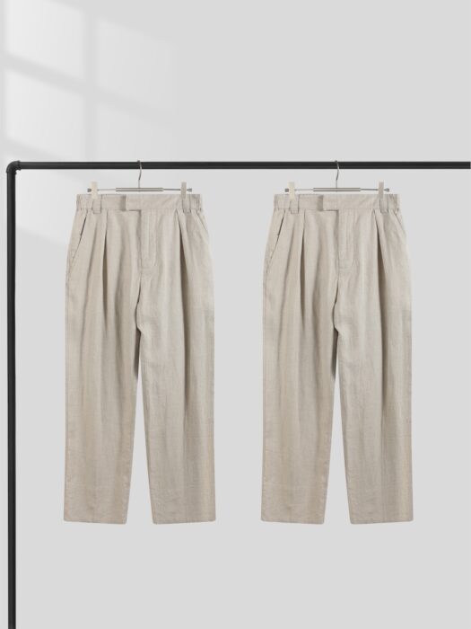 로로피아나 Reinga 캐쥬얼 아마 팬츠 라이트 베이지 레플리카 미러급 SA급 S급 고퀄리티 하이엔드 최상급 의류 [남성] 3