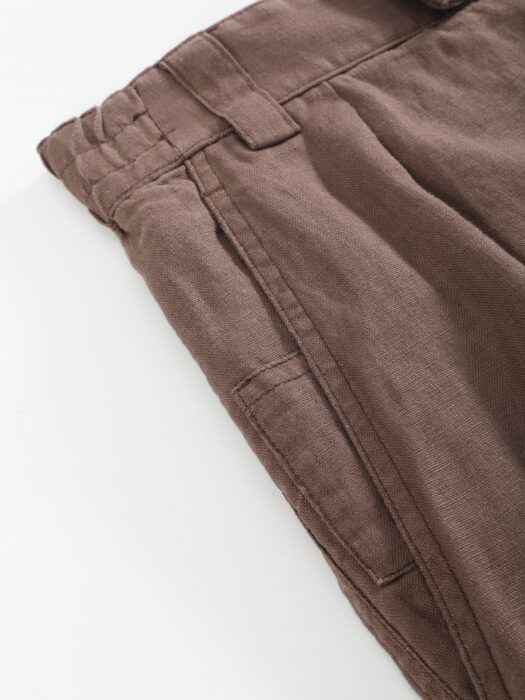 로로피아나 Reinga 캐쥬얼 아마 팬츠 브라운 레플리카 미러급 SA급 S급 고퀄리티 하이엔드 최상급 의류 [남성] 9