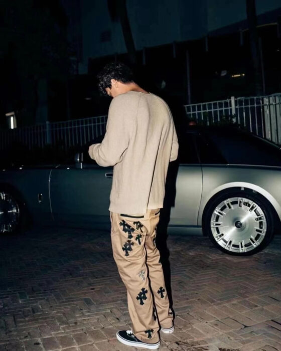 크롬하츠 검정 십자가 카키 팬츠 레플리카 미러급 SA급 S급 고퀄리티 하이엔드 최상급 의류 [남성여성공용] 2