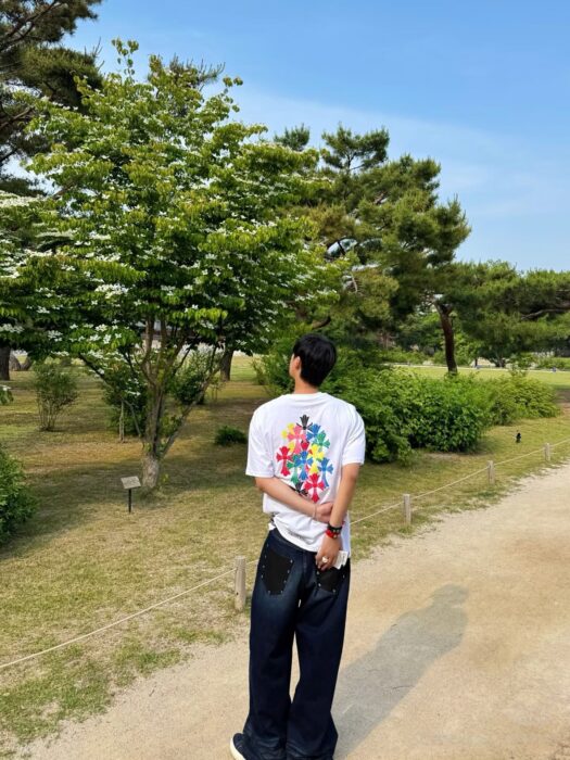 크롬하츠 멀티컬러 십자가 프린트 반팔티 화이트 레플리카 미러급 SA급 S급 고퀄리티 하이엔드 최상급 의류 [남성여성공용] 2