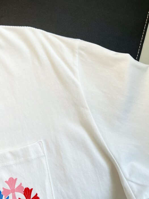 크롬하츠 멀티컬러 십자가 프린트 반팔티 화이트 레플리카 미러급 SA급 S급 고퀄리티 하이엔드 최상급 의류 [남성여성공용] 8