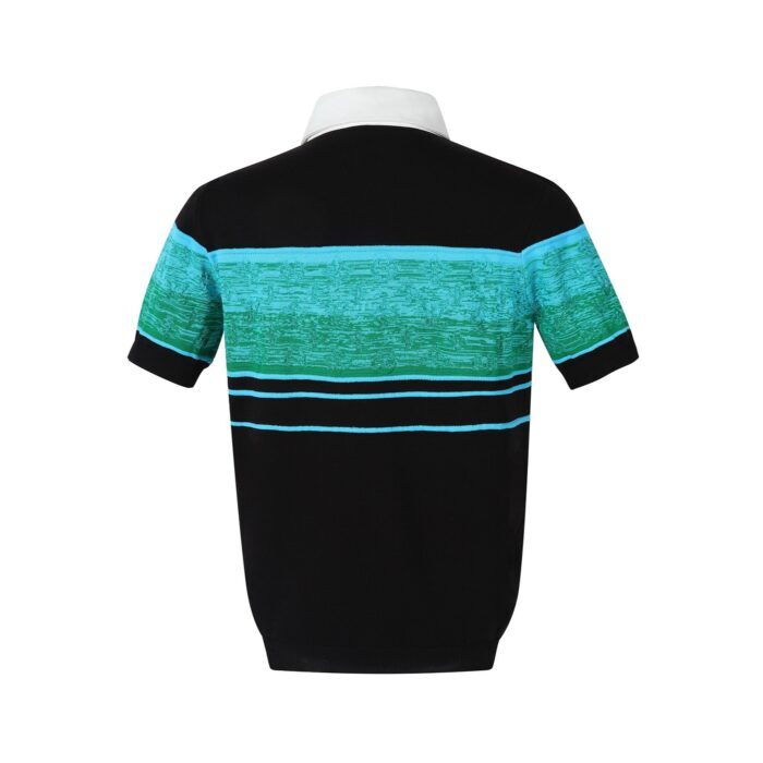 루이비통 이리데슨트 자카드 쇼트 슬리브드 폴로 반팔티 카라티 1AGTM2 레플리카 미러급 SA급 S급 고퀄리티 하이엔드 최상급 의류 [남성여성공용] 4