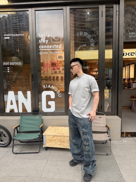 발렌시아가 빈티지 모노그램 패치 미니멀 배기 청바지 레플리카 미러급 SA급 S급 고퀄리티 하이엔드 최상급 의류 [남성여성공용]