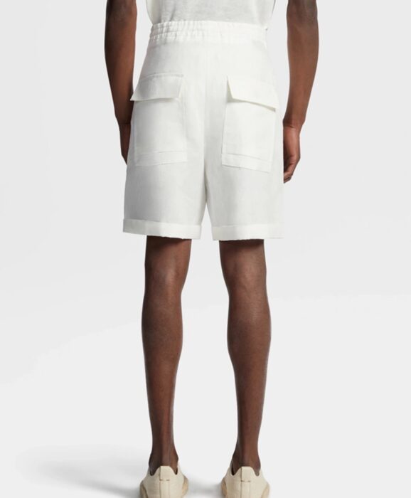 제냐 뒷면 큰 포켓 아마 반바지 화이트 레플리카 미러급 SA급 S급 고퀄리티 하이엔드 최상급 의류 [남성] 2