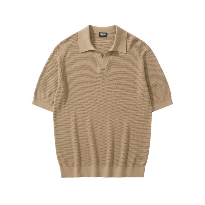 제냐 Premium 코튼 자카드 반팔 폴로 반팔티 카라티 카키 레플리카 미러급 SA급 S급 고퀄리티 하이엔드 최상급 의류 [남성] 3