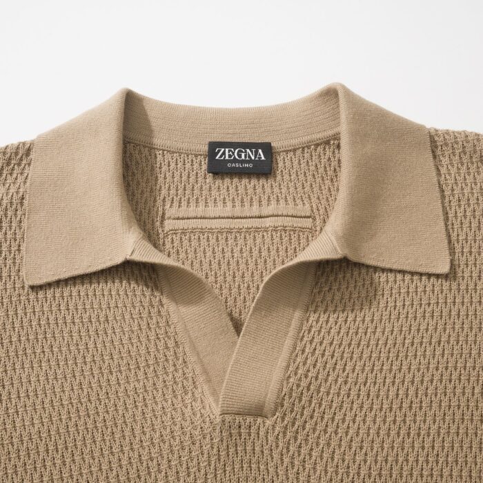 제냐 Premium 코튼 자카드 반팔 폴로 반팔티 카라티 카키 레플리카 미러급 SA급 S급 고퀄리티 하이엔드 최상급 의류 [남성] 5