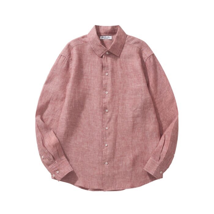 로로피아나 André 아마 긴팔 셔츠 레드 레플리카 미러급 SA급 S급 고퀄리티 하이엔드 최상급 의류 [남성] 3