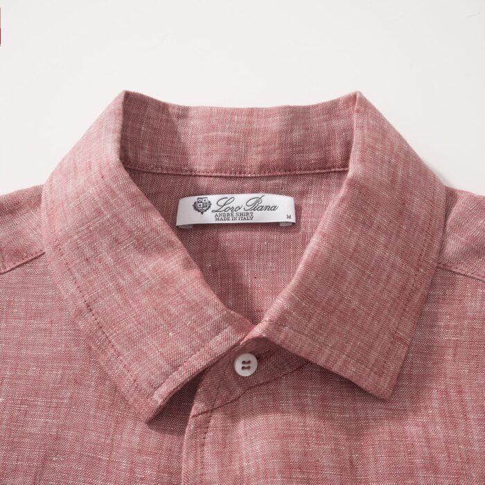 로로피아나 André 아마 긴팔 셔츠 레드 레플리카 미러급 SA급 S급 고퀄리티 하이엔드 최상급 의류 [남성] 5