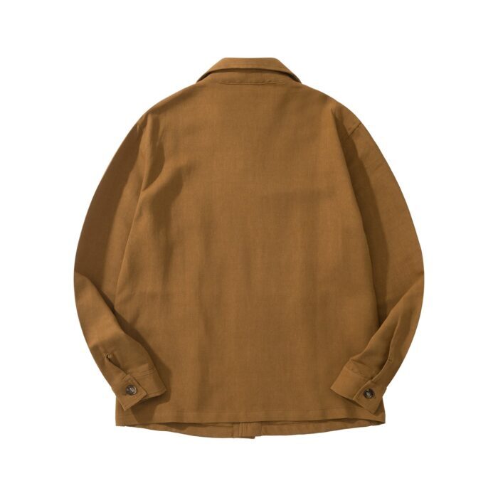 로로피아나 빈티지 아마 더블 포켓 카고 자켓 브라운 레플리카 미러급 SA급 S급 고퀄리티 하이엔드 최상급 의류 [남성] 4
