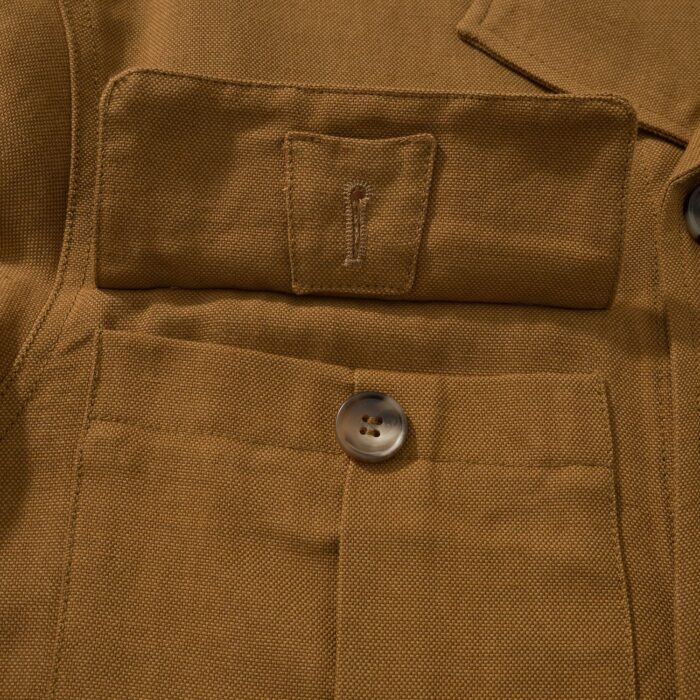 로로피아나 빈티지 아마 더블 포켓 카고 자켓 브라운 레플리카 미러급 SA급 S급 고퀄리티 하이엔드 최상급 의류 [남성] 7