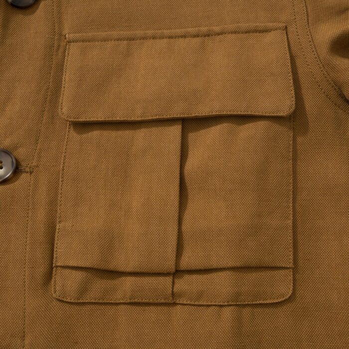 로로피아나 빈티지 아마 더블 포켓 카고 자켓 브라운 레플리카 미러급 SA급 S급 고퀄리티 하이엔드 최상급 의류 [남성] 6