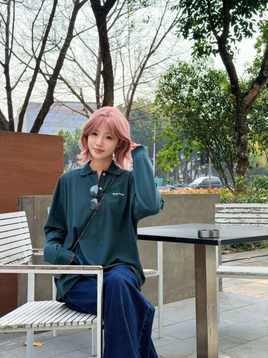 미우미우 자수 카라티 / 폴로 / 긴팔티 / 폴로티 2컬러 레플리카 미러급 SA급 S급 고퀄리티 하이엔드 최상급 의류 [남성여성공용] 13