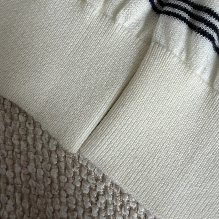 미우미우 코튼 저지 폴로 셔츠 아이보리 긴팔티 / 카라티 / 폴로티 레플리카 미러급 SA급 S급 고퀄리티 하이엔드 최상급 의류 [남성여성공용] 9