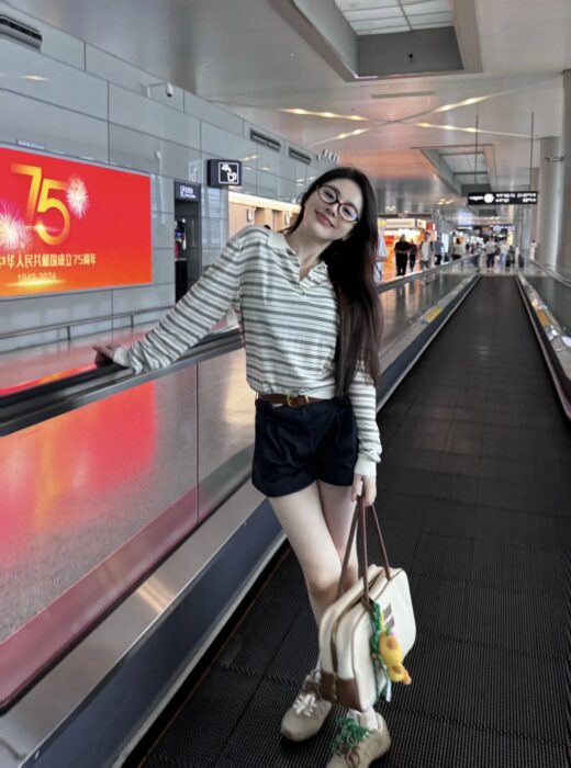 미우미우 코튼 저지 폴로 셔츠 아이보리 긴팔티 / 카라티 / 폴로티 레플리카 미러급 SA급 S급 고퀄리티 하이엔드 최상급 의류 [남성여성공용] 18