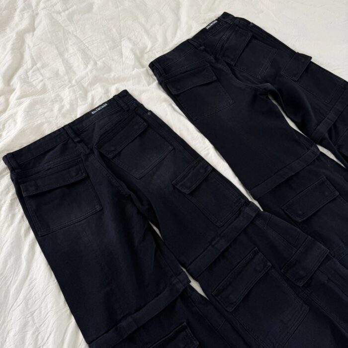 발렌시아가 플레어드 카고 팬츠 블랙 탈부착 팬츠 레플리카 미러급 SA급 S급 고퀄리티 하이엔드 최상급 의류 [남성여성공용] 5