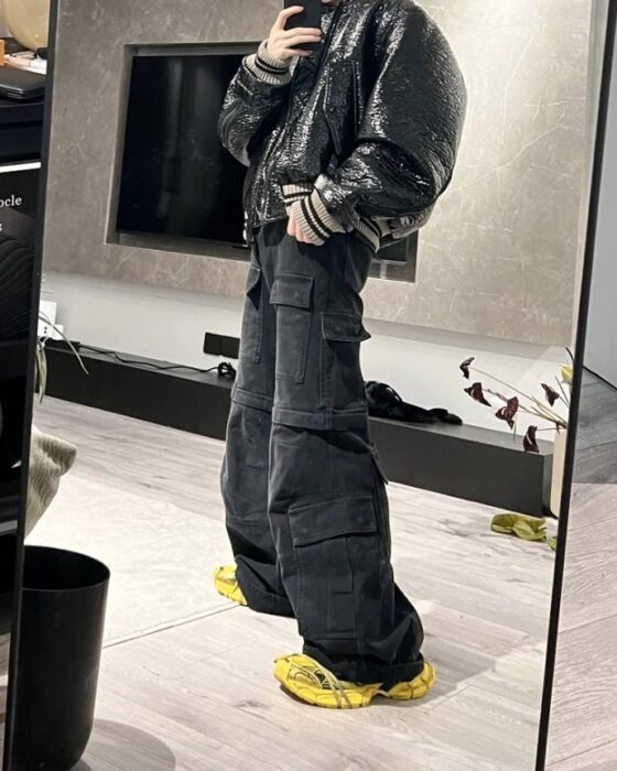 발렌시아가 플레어드 카고 팬츠 블랙 탈부착 팬츠 레플리카 미러급 SA급 S급 고퀄리티 하이엔드 최상급 의류 [남성여성공용] 15