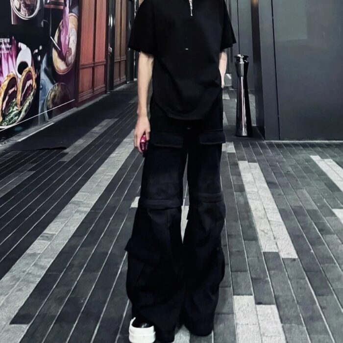 발렌시아가 플레어드 카고 팬츠 블랙 탈부착 팬츠 레플리카 미러급 SA급 S급 고퀄리티 하이엔드 최상급 의류 [남성여성공용] 20