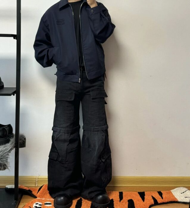 발렌시아가 플레어드 카고 팬츠 블랙 탈부착 팬츠 레플리카 미러급 SA급 S급 고퀄리티 하이엔드 최상급 의류 [남성여성공용] 21