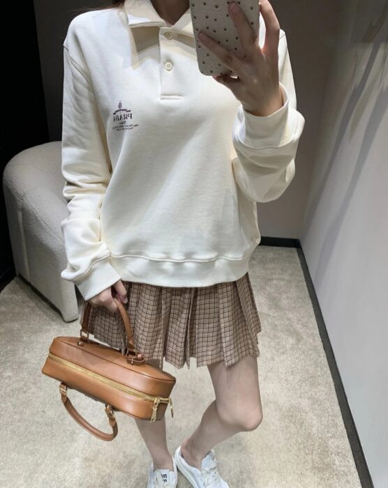 프라다 프린트 긴팔 폴로 / 카라티 / 긴팔티 / 레플리카 미러급 SA급 S급 고퀄리티 하이엔드 최상급 의류 [여성] 3