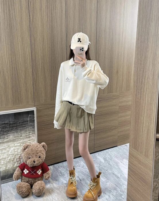 프라다 프린트 긴팔 폴로 / 카라티 / 긴팔티 / 레플리카 미러급 SA급 S급 고퀄리티 하이엔드 최상급 의류 [여성] 4